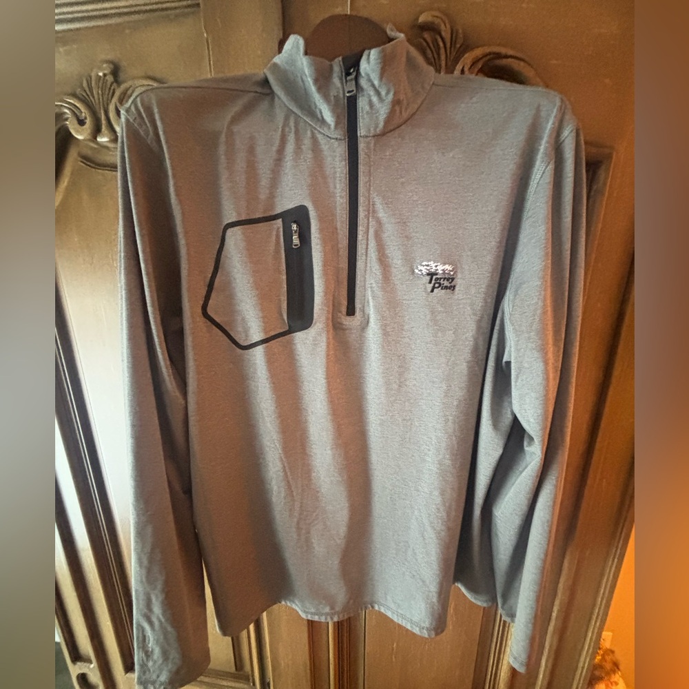Ralph Lauren RLX Gray Torrey Pines Golf Pullover